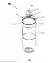 Fig. 09 - Vending machine food bottle with inlet and outlet valve