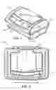 Fig. 02 - Dispenser with a wide lid-activation button having a stabilizing rib