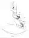 Fig. 08 - Support stand for flat-panel monitor and elevating support for support stand