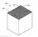 Fig. 01 - Detector array with pre-focused anti-scatter grid