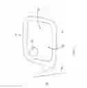 Fig. 02 - Exterior mirror element with wide angle portion