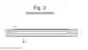 Fig. 03 - Lamp assembly having light source with luminance peak portion at one of the long sides of the light source