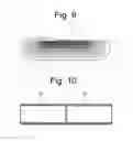 Fig. 10 - Lamp assembly having light source with luminance peak portion at one of the long sides of the light source