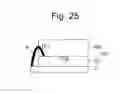 Fig. 24 - Lamp assembly having light source with luminance peak portion at one of the long sides of the light source