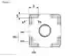 Fig. 04 - Cutting insert having dissimilar upper and lower cutting faces for roughing and finishing