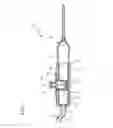 Fig. 03 - Catheter adapter having UV-C antimicrobial radiation source and access window within catheter lumen for intravenous therapy
