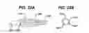 Fig. 22 - Knotless suture anchor and driver