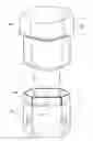 Fig. 01 - Collapsible portable toilet