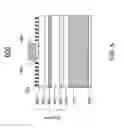 Fig. 07 - Light emitting device utilizing rod structure