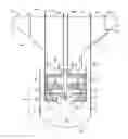 Fig. 01 - Cathodoluminescent phosphor lamp having extraction and diffusing grids and base for attachment to standard lighting fixtures