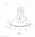 Fig. 02 - Cathodoluminescent phosphor lamp having extraction and diffusing grids and base for attachment to standard lighting fixtures
