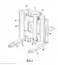 Fig. 03 - Method and system for guiding a plurality of load bearing members of a forklift