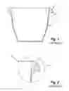 Fig. 02 - Molded planter with wide upper rim