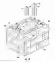 Fig. 42 - Modular blocks and structures made therefrom