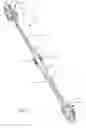 Fig. 03 - Remotely actuated wind tunnel model rudder using shape memory alloy