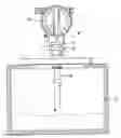 Fig. 01 - Arrangement for measuring fill level with a fill level measuring device working with microwaves