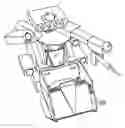 Fig. 01 - Armored attack vehicle with helmet assembly