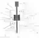 Fig. 01 - Separation device for removing liquid from a mixture comprising a gas and liquid