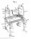Fig. 02 - Walker with removable combined utility tray and seat