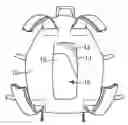 Fig. 01 - Backpack for filter bag used in combination with a pneumatic sander