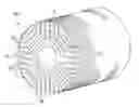 Fig. 01 - Rotor for a synchronous reluctance machine