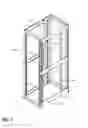 Fig. 09 - Electronic equipment cabinet structure