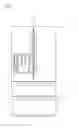 Fig. 02 - Guide rail attaching structure for sliding door and refrigerator having the same