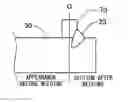 Fig. 01 - Spark plug having a substantially columnar electrode tip welded to a component thereof