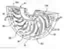 Fig. 01 - Internally-cooled centrifugal compressor with cooling jacket formed in the diaphragm
