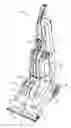 Fig. 01 - Recovery tank assembly for an extractor cleaning machine