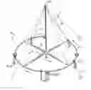 Fig. 01 - Vertical axis wind turbine generator with sails