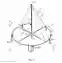 Fig. 02 - Vertical axis wind turbine generator with sails