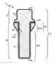 Fig. 01 - Chrome-plated fastener with organic coating