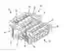 Fig. 01 - Wall bushing plug connector and fastening element for it
