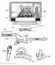 Fig. 01 - Music game software and input device utilizing a video player
