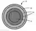 Fig. 01 - Golf ball having cross-core hardness differential and method for making it