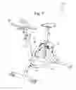 Fig. 09 - Rotor with variable hydrodynamic resistance for a stationary water bicycle and related bicycle