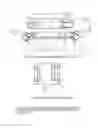 Fig. 02 - Linear clip mount comprising an open track in a tongue mounting an immovable guide in a buckle that locks by a levered and sprung projection