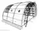 Fig. 01 - PREFABRICATED CONSTRUCTION OBJECT WHICH IS BUILT FROM PREFABRICATED FEROCEMENT RIB ELEMENTS BY SANDWICH TYPE WHICH ARE EFFUSED IN MOULDS