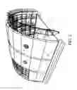 Fig. 03 - PREFABRICATED CONSTRUCTION OBJECT WHICH IS BUILT FROM PREFABRICATED FEROCEMENT RIB ELEMENTS BY SANDWICH TYPE WHICH ARE EFFUSED IN MOULDS