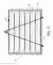 Fig. 14 - PREFABRICATED CONSTRUCTION OBJECT WHICH IS BUILT FROM PREFABRICATED FEROCEMENT RIB ELEMENTS BY SANDWICH TYPE WHICH ARE EFFUSED IN MOULDS
