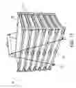 Fig. 16 - PREFABRICATED CONSTRUCTION OBJECT WHICH IS BUILT FROM PREFABRICATED FEROCEMENT RIB ELEMENTS BY SANDWICH TYPE WHICH ARE EFFUSED IN MOULDS