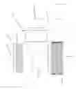 Fig. 19 - Beverage faucet and flow reducer