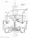Fig. 24 - Apparatus for processing a tire-wheel assembly including weight application and balancing sub-stations