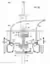 Fig. 27 - Apparatus for processing a tire-wheel assembly including weight application and balancing sub-stations