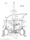 Fig. 36 - Apparatus for processing a tire-wheel assembly including weight application and balancing sub-stations