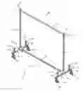 Fig. 01 - Collapsible and stackable garment rail assembly