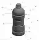 Fig. 01 - Vacuum resistant ribs for lightweight base technology containers
