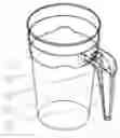 Fig. 01 - Integral handle and holder for removable cups