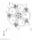 Fig. 11 - Method and device for separating and removing rigid core for building tire